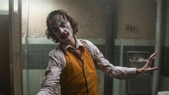 Joaquin Phoenix in a scene from the film, "Joker.". Niko Tavernise/Warner Bros. Pictures via AP