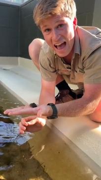 Robert Irwin's emotional milestone