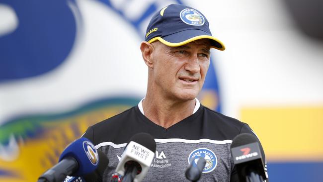 Parramatta coach Brad Arthur is under mounting pressure to retain his job. Picture: Jonathan Ng