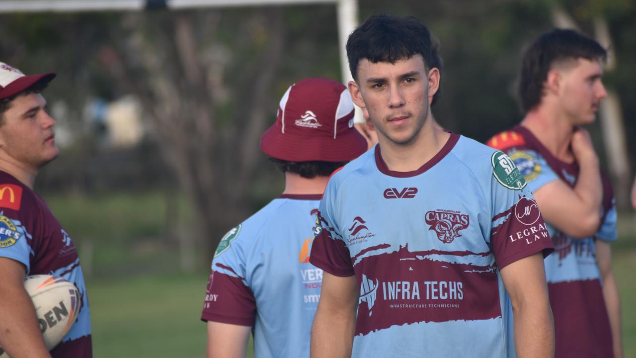 Callum Denman at pre-season training.