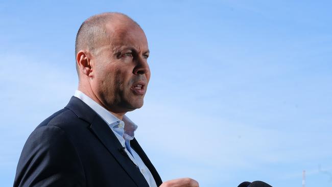 Treasurer Josh Frydenberg said the figure was a reminder that Australians lived in a “complex and volatile economic environment”. Picture: NCA NewsWire / Luis Enrique Ascui