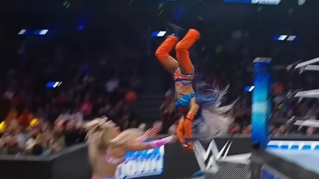 The 24-year-old had been attempting a moonsault.