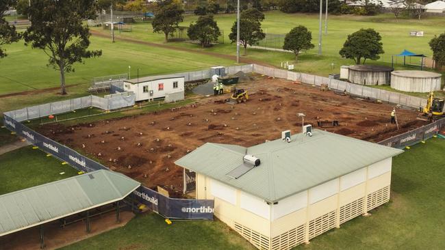 The Kearneys Spring Clubhouse upgrade is under way. Picture: Toowoomba Regional Council