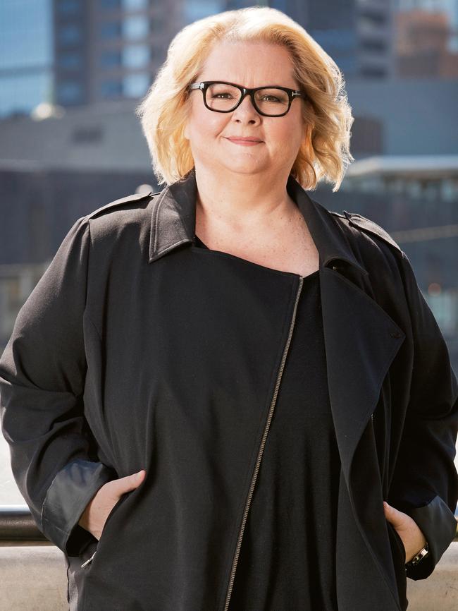 Actor Magda Szubanski in Melbourne. Picture: Nathan Dyer