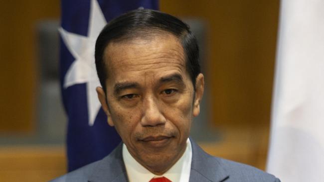 Indonesian President Joko Widodo. Picture: Gary Ramage