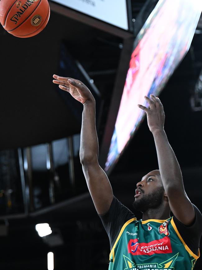 Milton Doyle had 32 points in the overtime win. Picture: Steve Bell/Getty Images