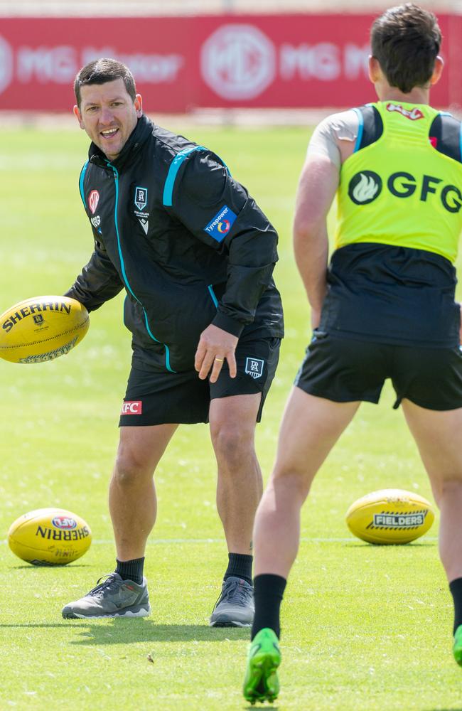 Josh Carr during training at Alberton. Picture: NCA NewsWire / Naomi Jellicoe