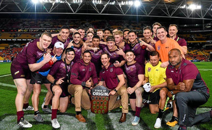 Queensland defeated NSW 30-12 to win their first State of Origin Under-20s match since its inception in 2012. Picture: NRL Photos