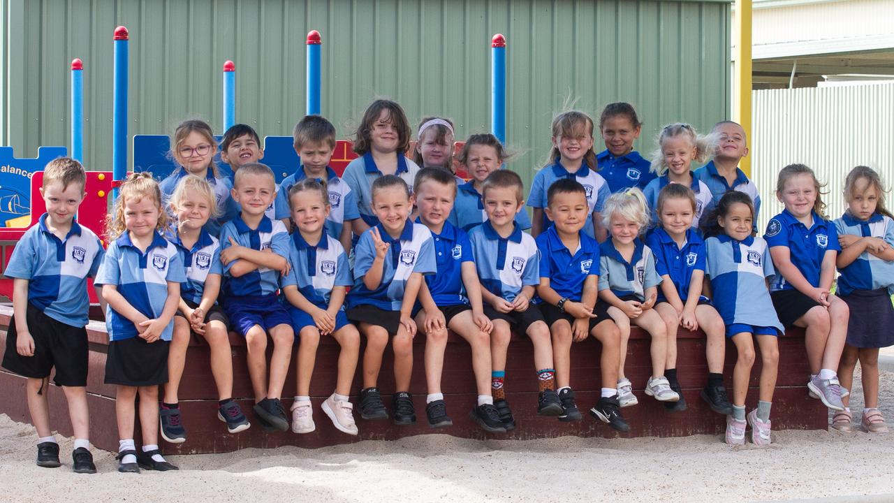 Bundaberg South State School<br/>Front row from left: Lochlan, Melody, Ariellah, Chace, Lyla, Alessiah, Coen, Emmett, Wilkie, Kaydence, Taylynn, Kyrah, Grace, Mahleah.<br/>Back row from left: Mia, Jancsi, Xavier, Grayson, Mia, Alexis, Macie, Zaylee, Angela, Chaz.