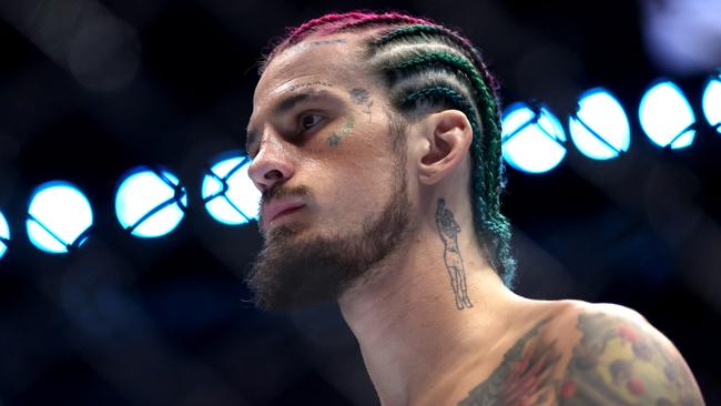 LAS VEGAS, NEVADA - SEPTEMBER 14: Sean OÃ¢â¬â¢Malley of the United States looks on prior to his fight against Merab Dvalishvili of Georgia for the bantamweight title during UFC 306: Riyadh Season Noche at Sphere on September 14, 2024 in Las Vegas, Nevada. (Photo by Christian Petersen/Getty Images)