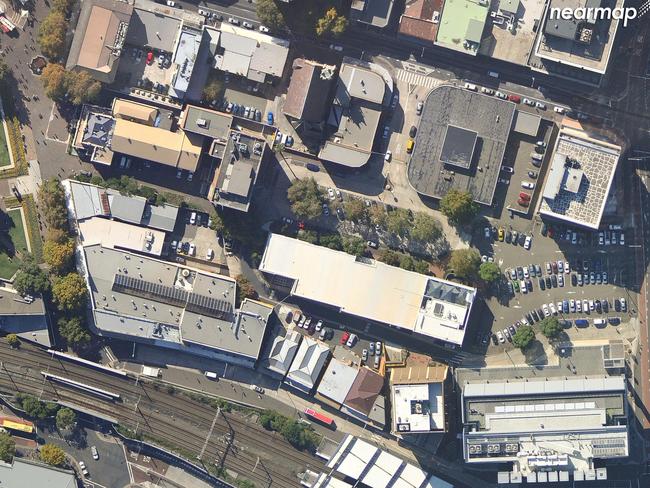 Satelittle imagery of the Parramatta CBD in May 2013. Picture: Nearmap