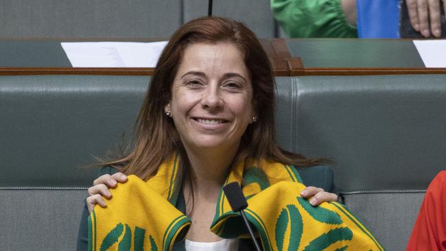 Sports Minister Anika Wells said she wanted netball to have its Matildas moment. Picture: NCA NewsWire / Gary Ramage