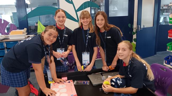 Alstonville Public School students Breanna Steine, Claire Foster, Sofia Crethar, Asha Kincade, and Charli Glass have formed the MVP's to compete with other schools across the state in the Game Changer Challenge.