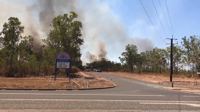 Fire over Girraween Primary School