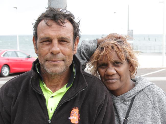 February 2023: There have been reports of increased crime and violence related incidents in Ceduna following the cancelation of the cashless welfare card system. Kingsley and Charlette Keeler.  PIC: Andrew Brooks