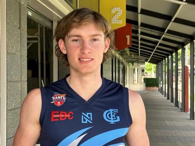 Former Glenunga junior Max Michalanney is set to make his mark at the Crows in 2023. Picture: Glenunga Football Club