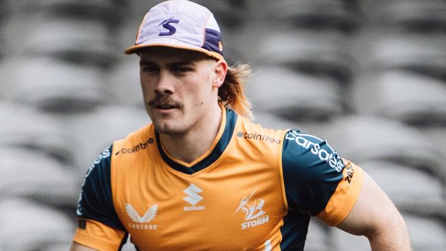 Ryan Papenhuyzen at Marvel Stadium on Thursday. Pic: Storm Digital