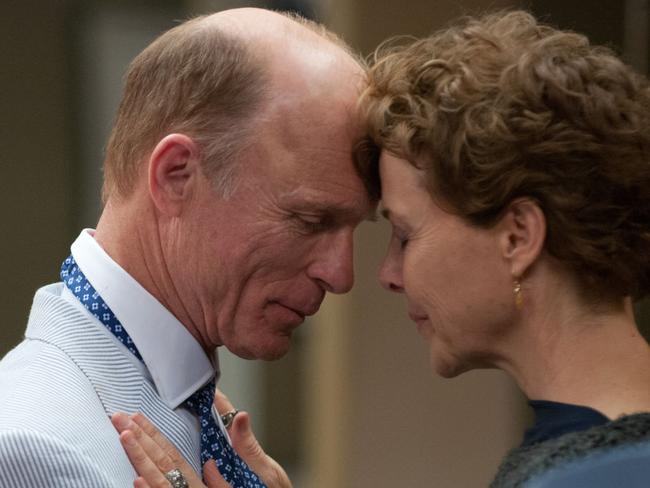 Ed Harris and Annette Bening in a Scene from Face of Love. Rialto Films.