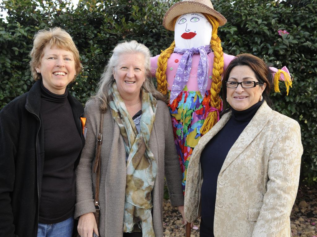 At Turramurra community garden: (l-r) Julie Antill, Penny Pyett and Susie Eve.