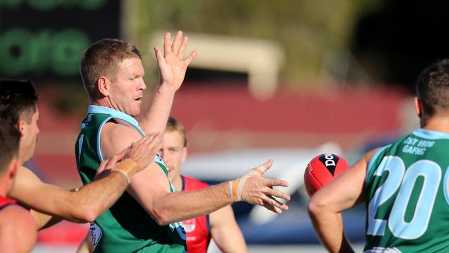 BFNL - Portarlington v Geelong Amateurs.  Geelong Amateurs Mitchell Day.  Picture Mike Dugdale