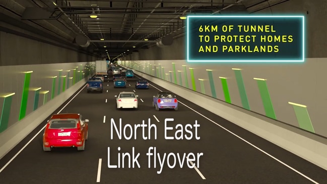 North East Link flyover