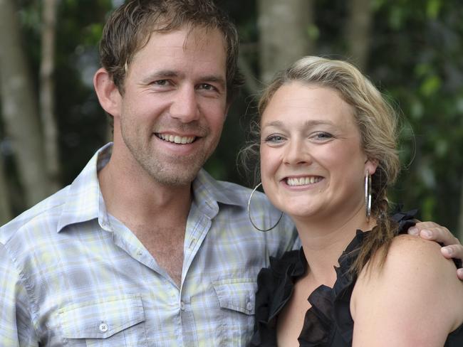 Damian Atkins, of Caveside, Tasmania, and Rachael Peynenborg, of Frankston, from TV show 'The Farmer Wants A Wife'. Picture: Supplied