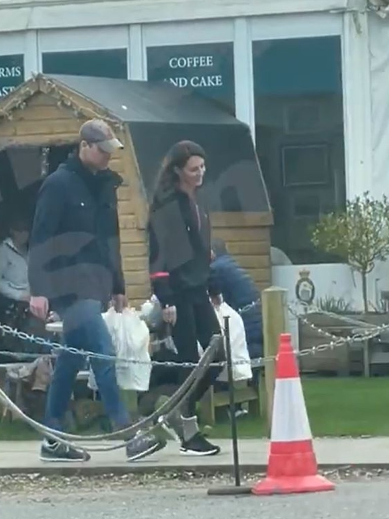 The security breach comes after the Prince and Princess of Wales were pictured at their local farm shop. Picture: The Sun