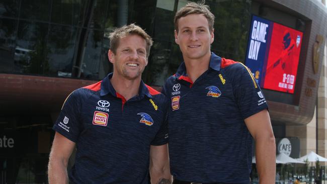 Jordan Dawson is taking over the Crows captaincy from Rory Sloane. Picture: Emma Brasier