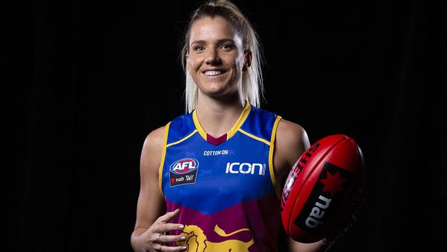 Paige Parker will make her AFLW debut for the Lions. Picture: AAP