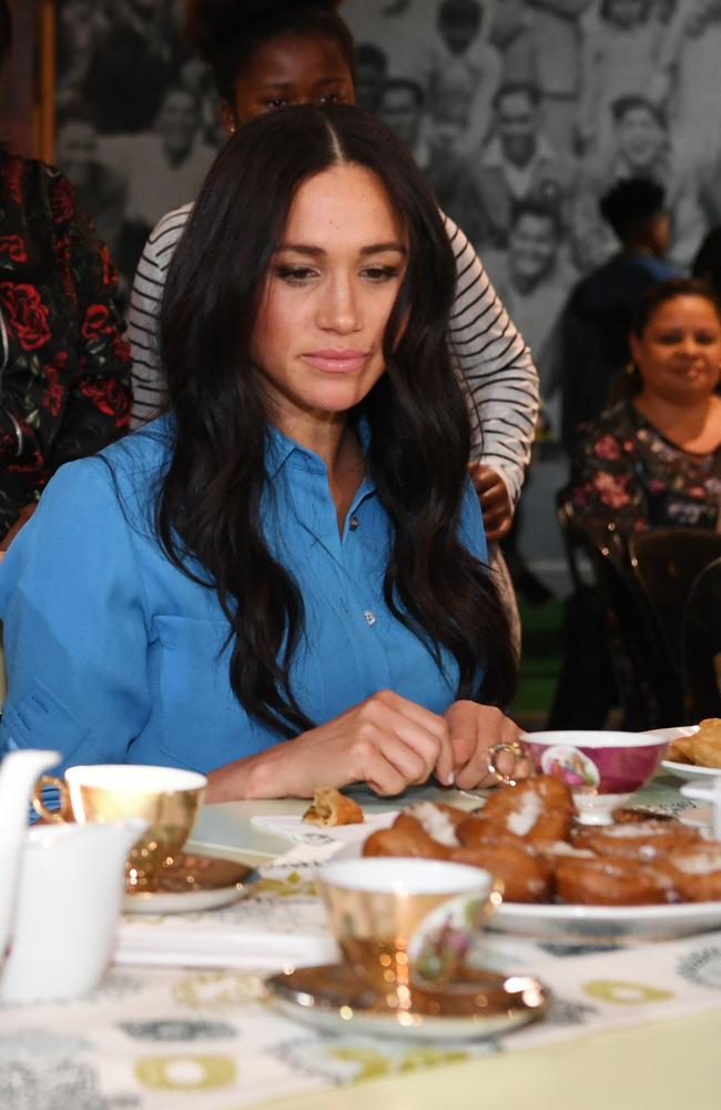 Meghan instantly regretted not baking some banana bread. Picture: Facundo Arrizabalaga/Getty Images