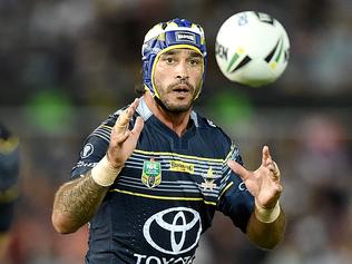 NRL North Queensland Cowboys v West Tigers. Cowboys Johnathan Thurston