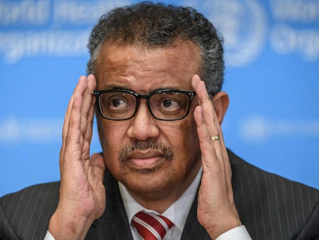 WHO Director-General Tedros Adhanom Ghebreyesus.