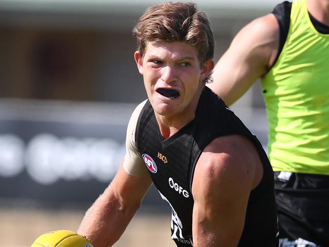 15.1.2020.Port Adelaide AFL open training session at Alberton Oval.Mitch Georgiades.  PIC TAIT SCHMAAL