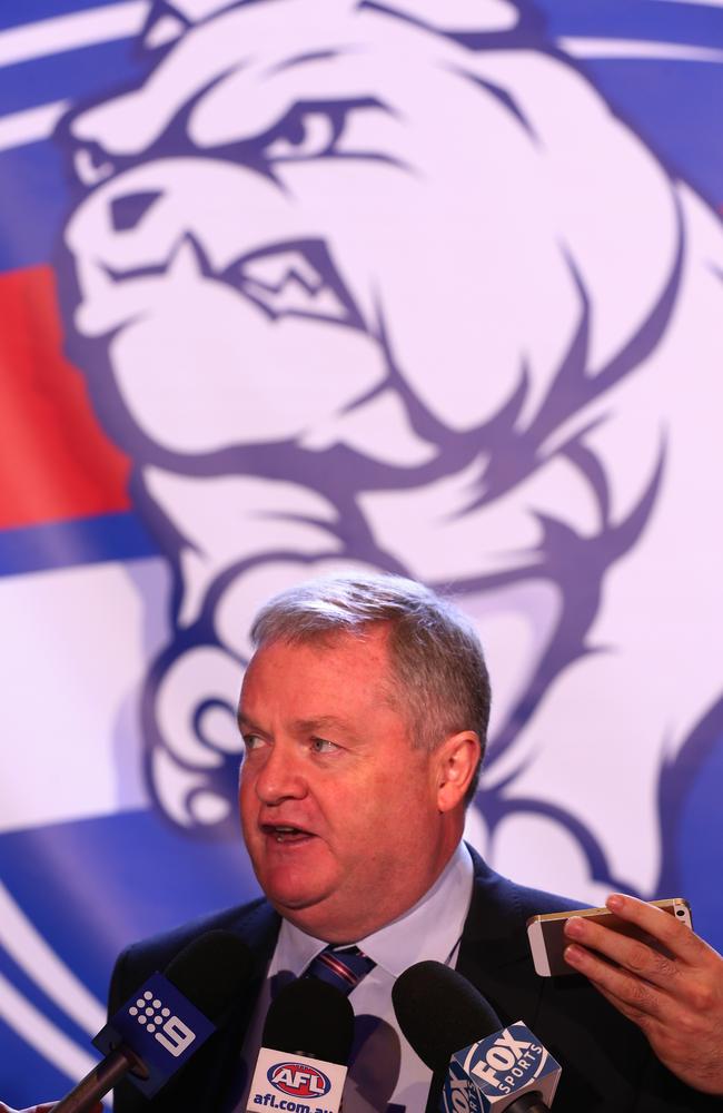 Peter Gordon is central to the Bulldogs rebuild. Picture: Michael Klein