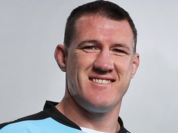 HOLD DO NOT USE WITHOUT PERMISSION FROM DAILY TELEGRAPH PICTURE EDITOR ROHAN KELLY - Sharks captain Paul Gallen during the NRL captains' call at Allianz Stadium, Sydney ahead of the 2018 NRL Grand Final. Picture: Brett Costello