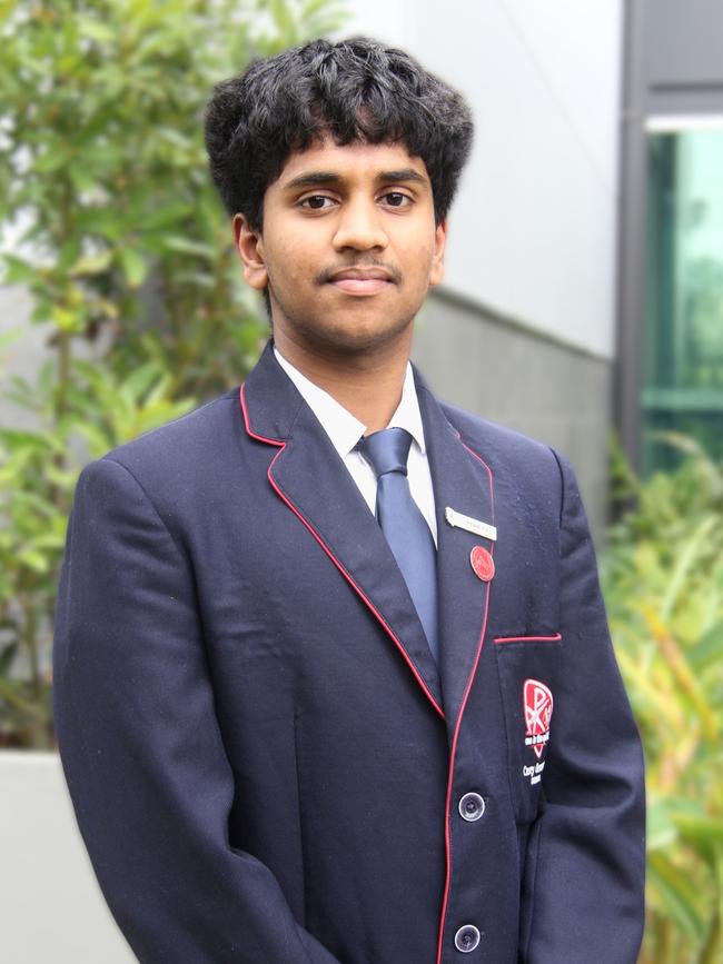 Saketh Vinukonda is celebrating after achieving an impressive ATAR of 97.5.