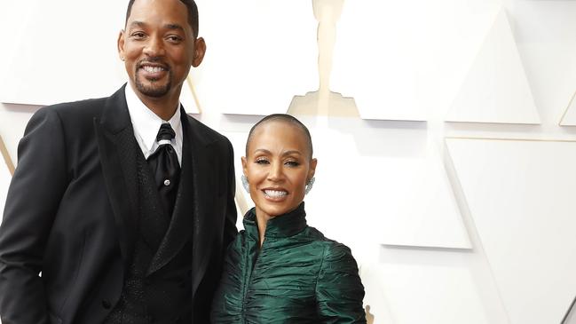 Will Smith, Jada Pinkett Smith arrives on the red carpet outside the Dolby Theater for the 94th Academy Awards in Los Angeles, USA. (Photo credit should read P. Lehman/Future Publishing via Getty Images)