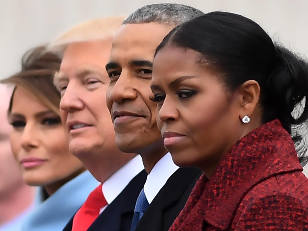 Spokespeople for Ms Obama have repeatedly denied she will run in this year’s presidential election. Picture: Jim Watson/AFP