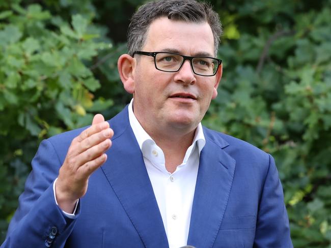 MELBOURNE, AUSTRALIA - NewsWire Photos 16 FEBRUARY 2022 : Victorian Premier Dan Andrews announces that Victoria will be bidding for the 2026 Commonwealth Games which if successful, will be predominantly held in regional Victoria.  Picture: Ian Currie.