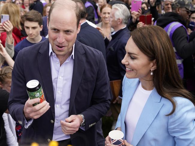 Prince and Princess of the people! Picture: Andrew Matthews-WPA Pool/Getty Images