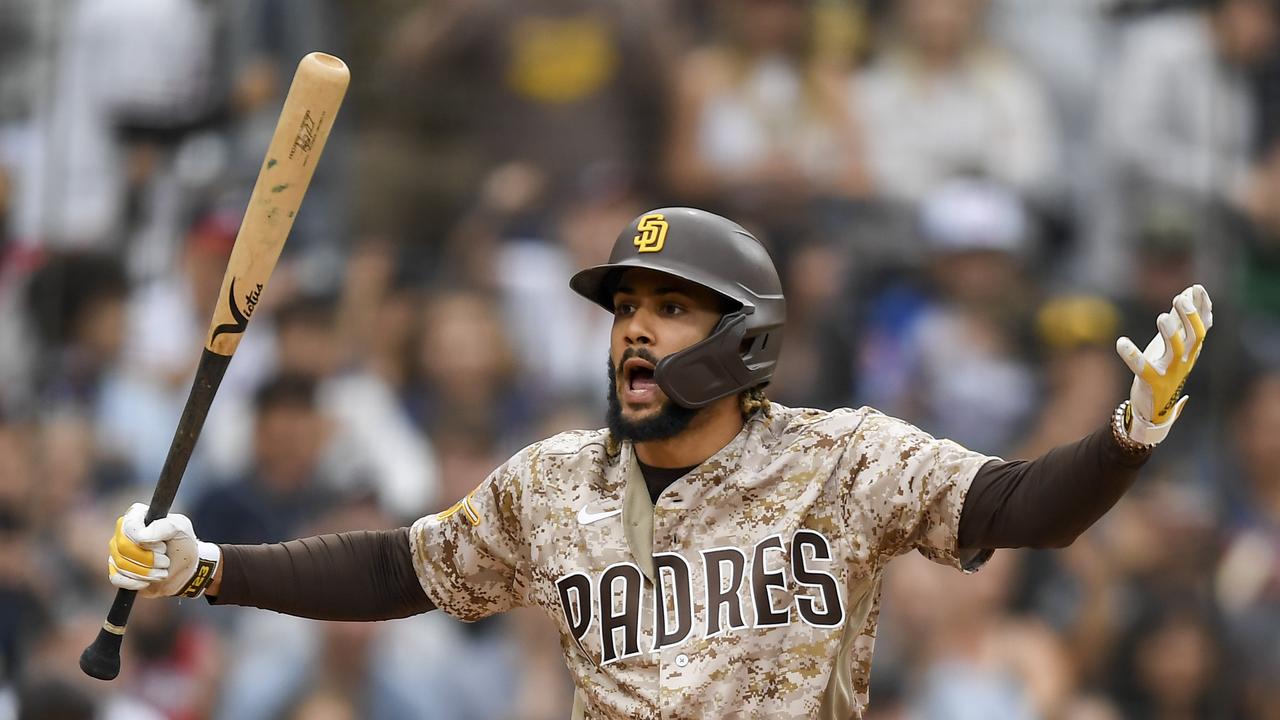 Fernando Tatis Jr. of the San Diego Padres. Photo by Denis Poroy/Getty Images