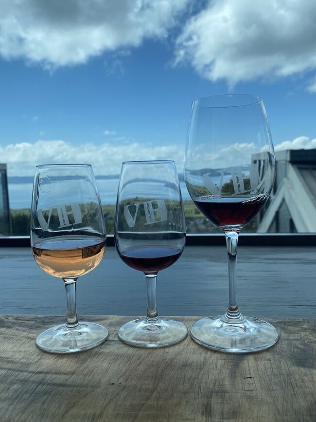 Enjoy a unique wine tasking at Volcanic Hill’s Tasting Room. Picture: Supplied/Brielle Burns