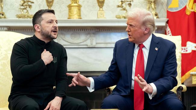 Following Trump’s lead is not high on the agenda of Prime Minister Anthony Albanese, with the US President’s dreadful treatment of to Ukrainian President Volody­myr Zelensky. Picture: Saul Loeb /AFP