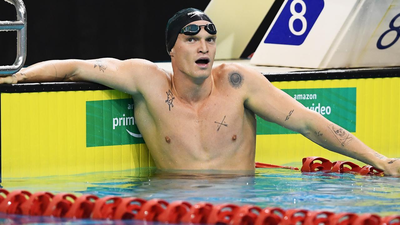 Cody Simpson competing at the Aussie Olympic trials. Photo by Mark Brake/Getty Images.