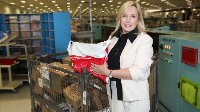 Australia Post chief executive Christine Holgate. Picture: Annette Dew