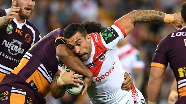 The Dragons were brave but couldn’t crack the Brisbane line.