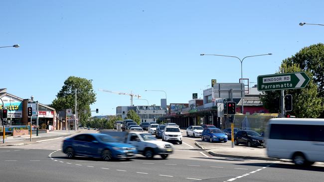 The Baulkham Hills town centre. (AAP Image/ Justin Sanson)