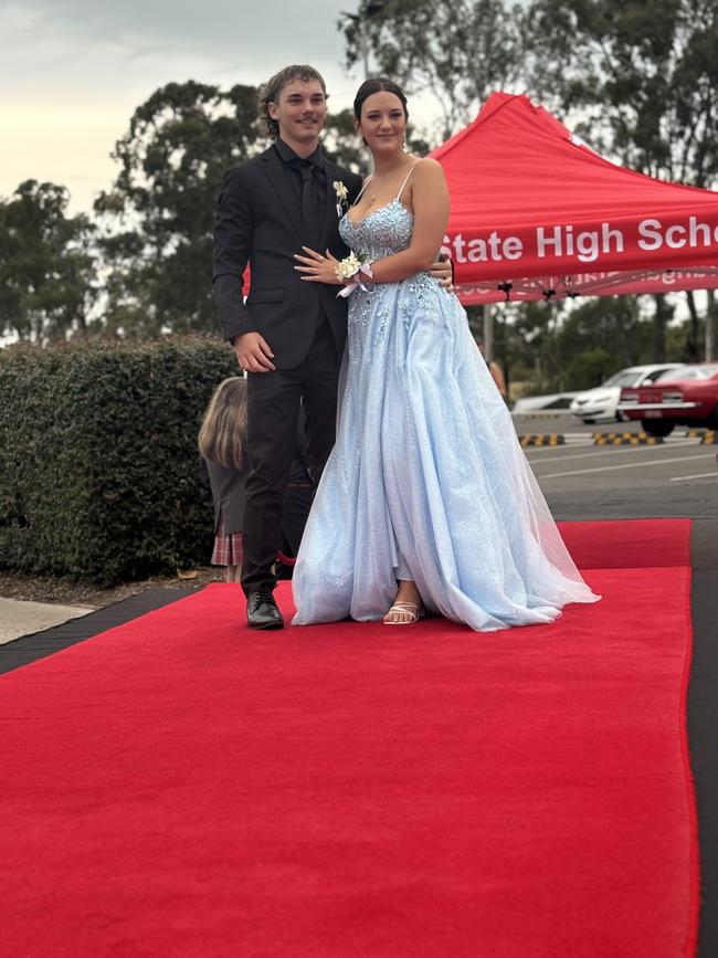 The students of Urangan State High School celebrating their formal.