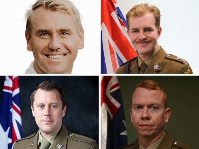 The fallen four of Talisman Sabre. Clockwise from Top left: Captain Daniel Lyon, Lieutenant Maxwell Nugent, Corporal Alex Naggs and Warrant Officer Class 2 Joseph Laycock.