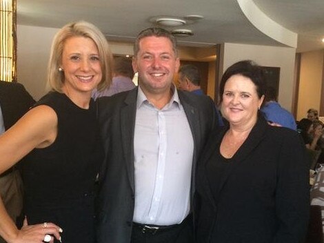 Senator Kristina Keneally, Glenn Kolomeitz and MP Anna Watson in 2015. Picture: Supplied